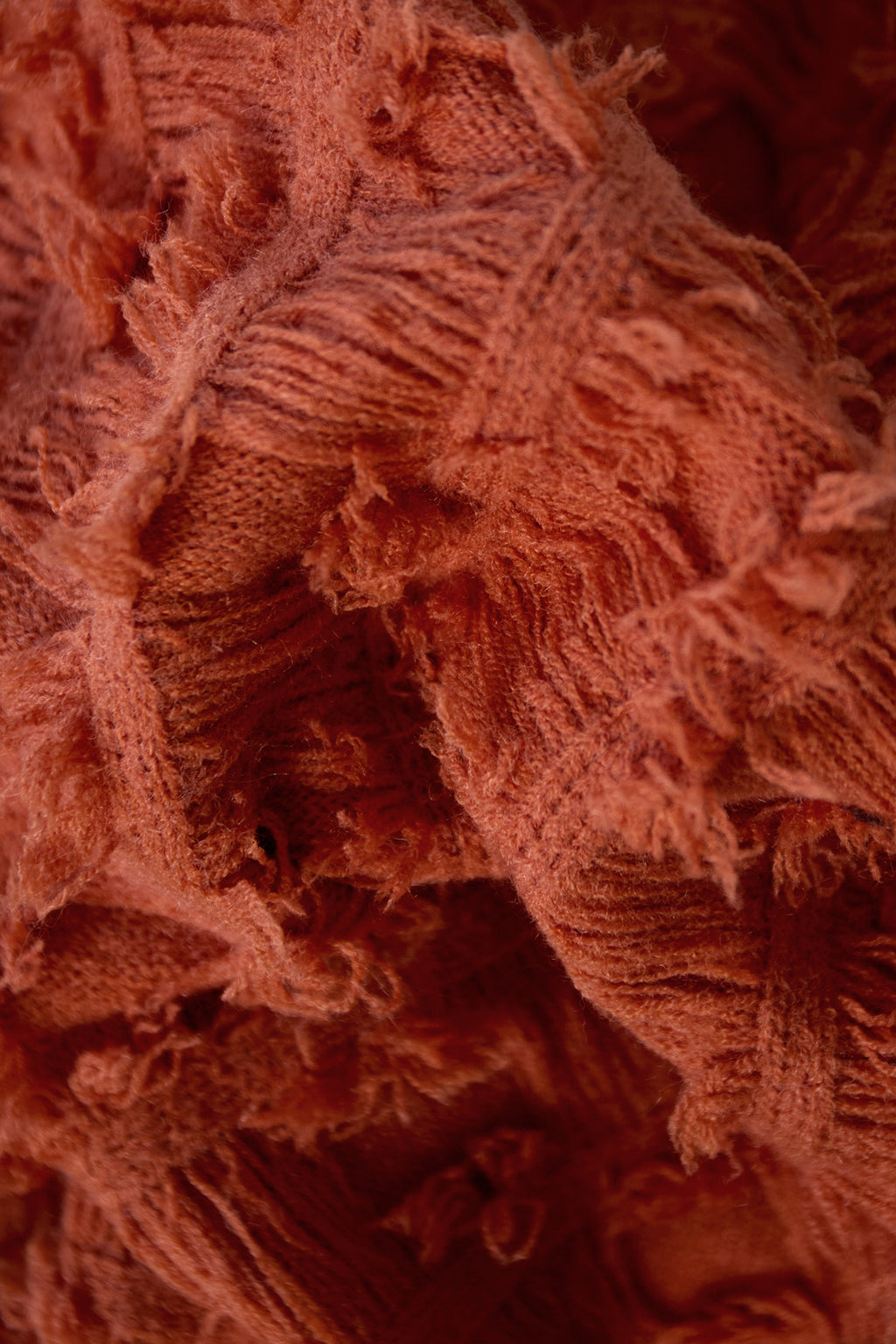 Cuello en V de punto esponjoso