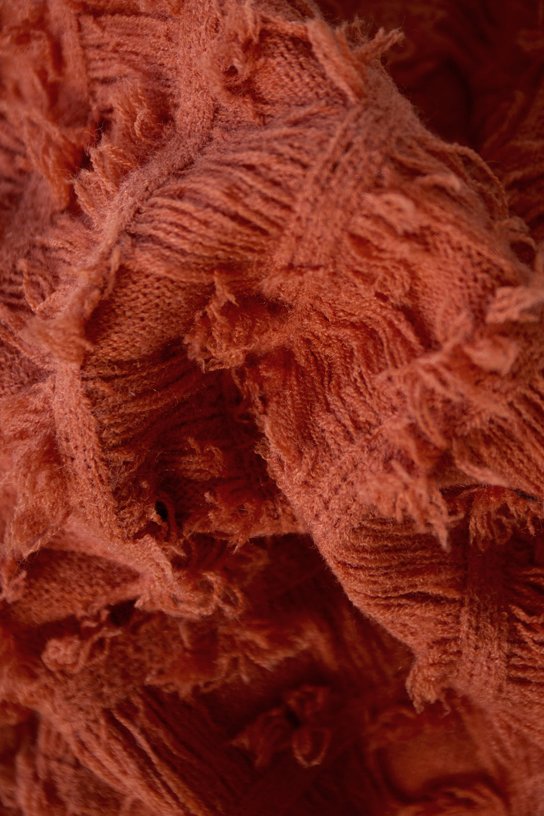 Cuello en V de punto esponjoso