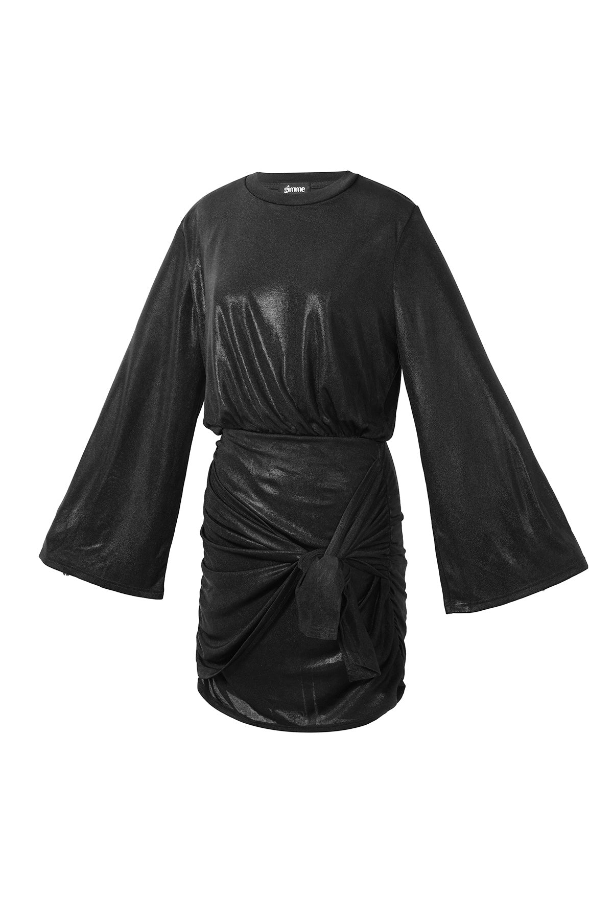 Vestido cruzado festivo brillante