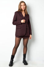 Pinstripe Blazer
