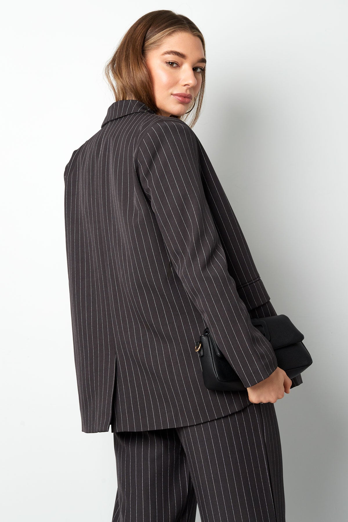 Pinstripe Blazer