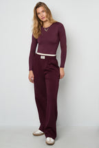 Body moldeador de nailon Color sólido Básico Todo ajuste Ropa