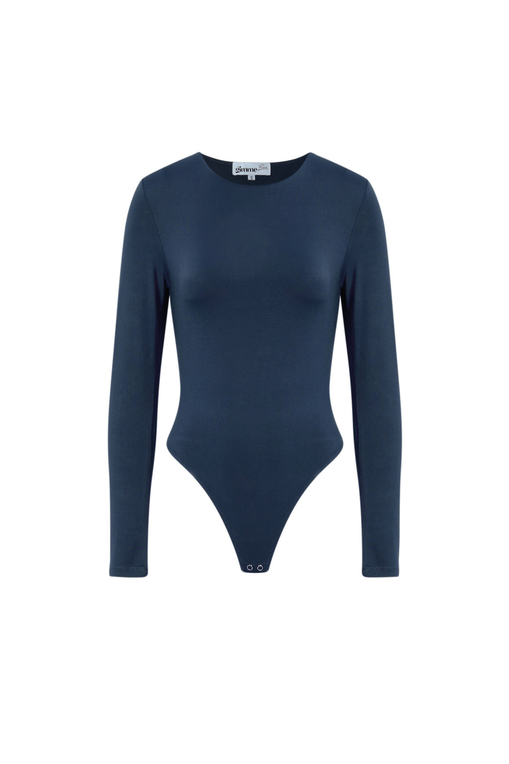 Body moldeador de nailon Color sólido Básico Todo ajuste Ropa