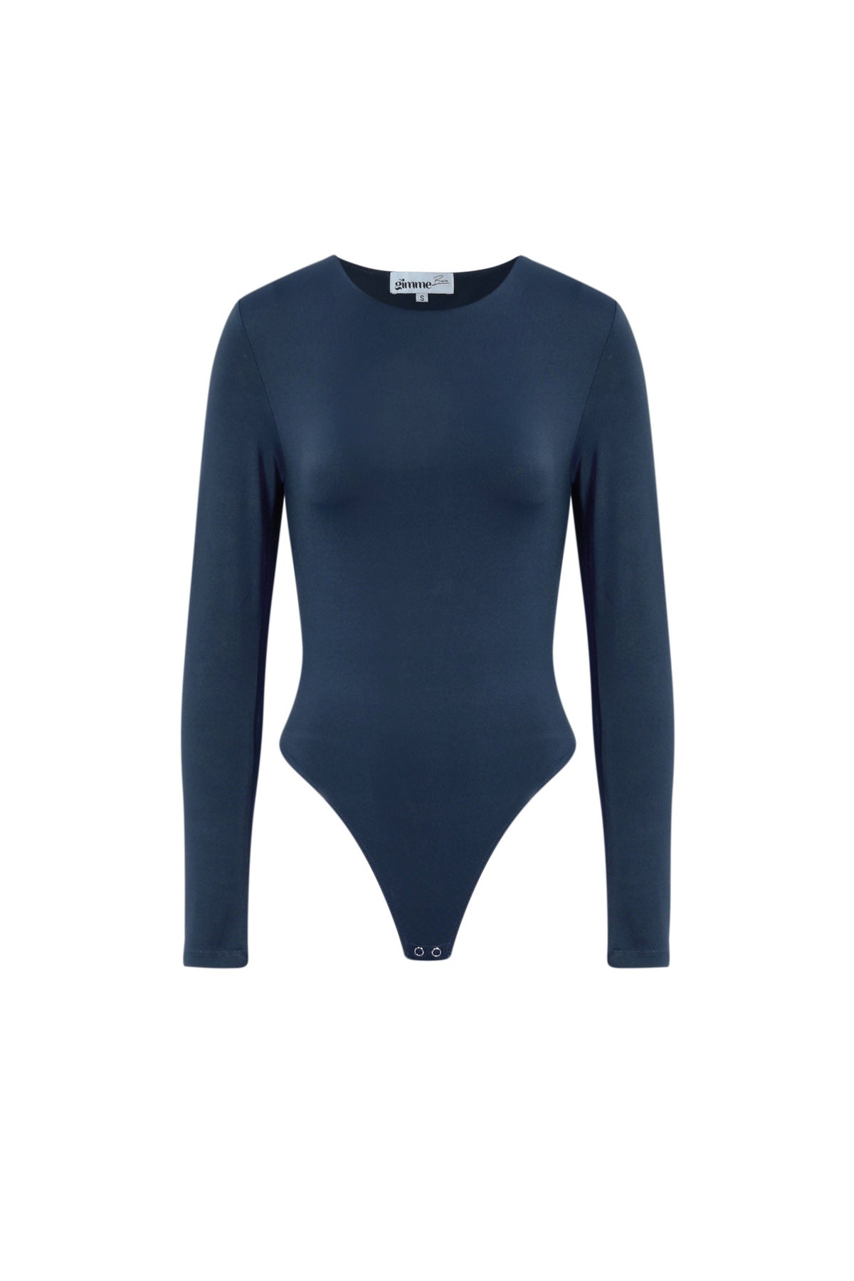 Body moldeador de nailon Color sólido Básico Todo ajuste Ropa