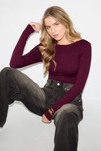 Body moldeador de nailon Color sólido Básico Todo ajuste Ropa