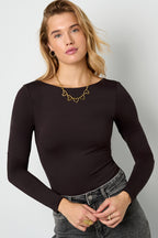 Body moldeador de nailon Color sólido Básico Todo ajuste Ropa