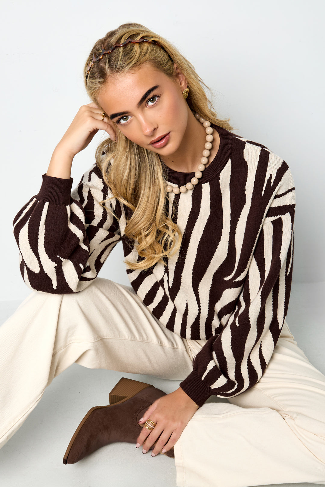Knitted sweaters Zebra