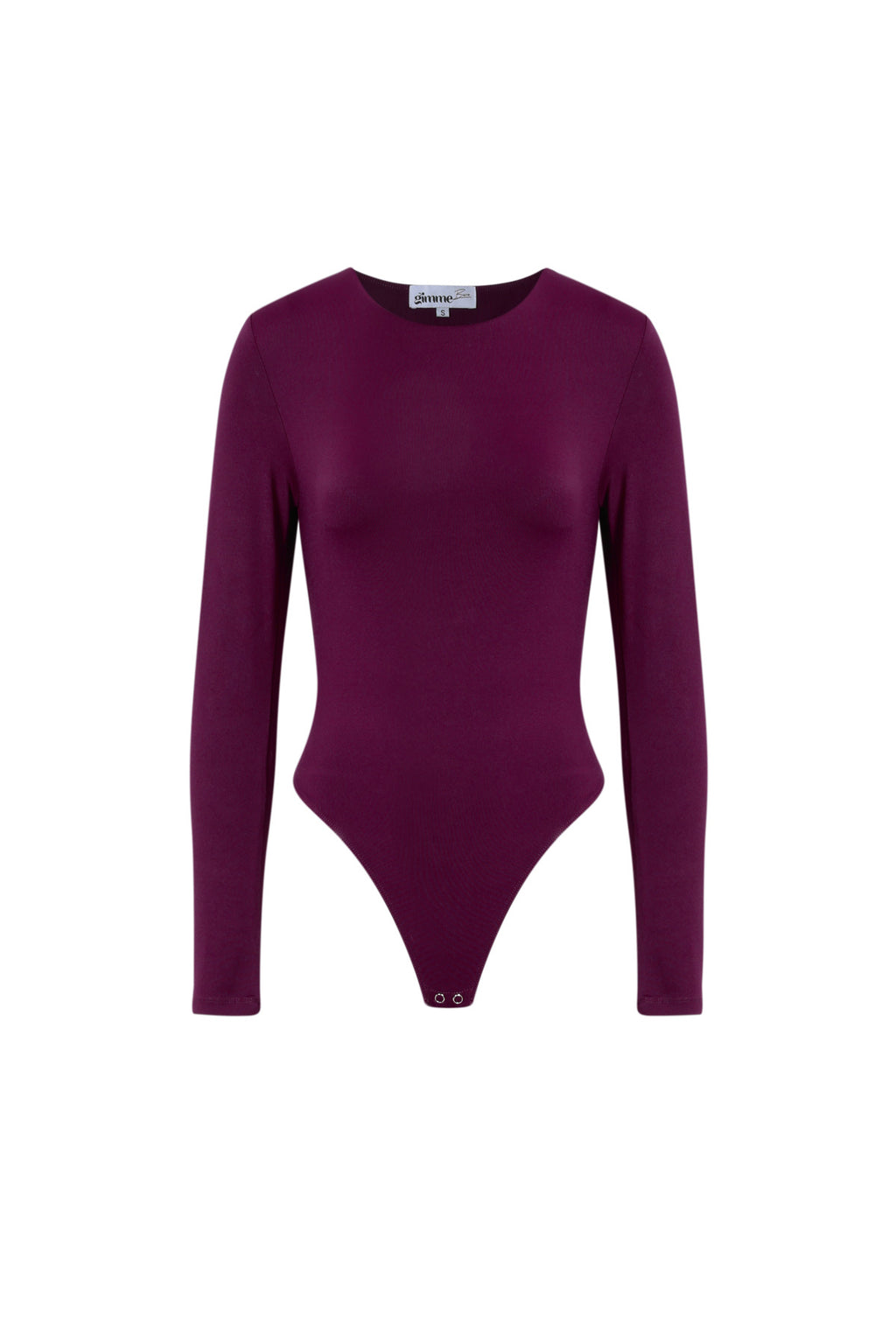 Body moldeador de nailon Color sólido Básico Todo ajuste Ropa