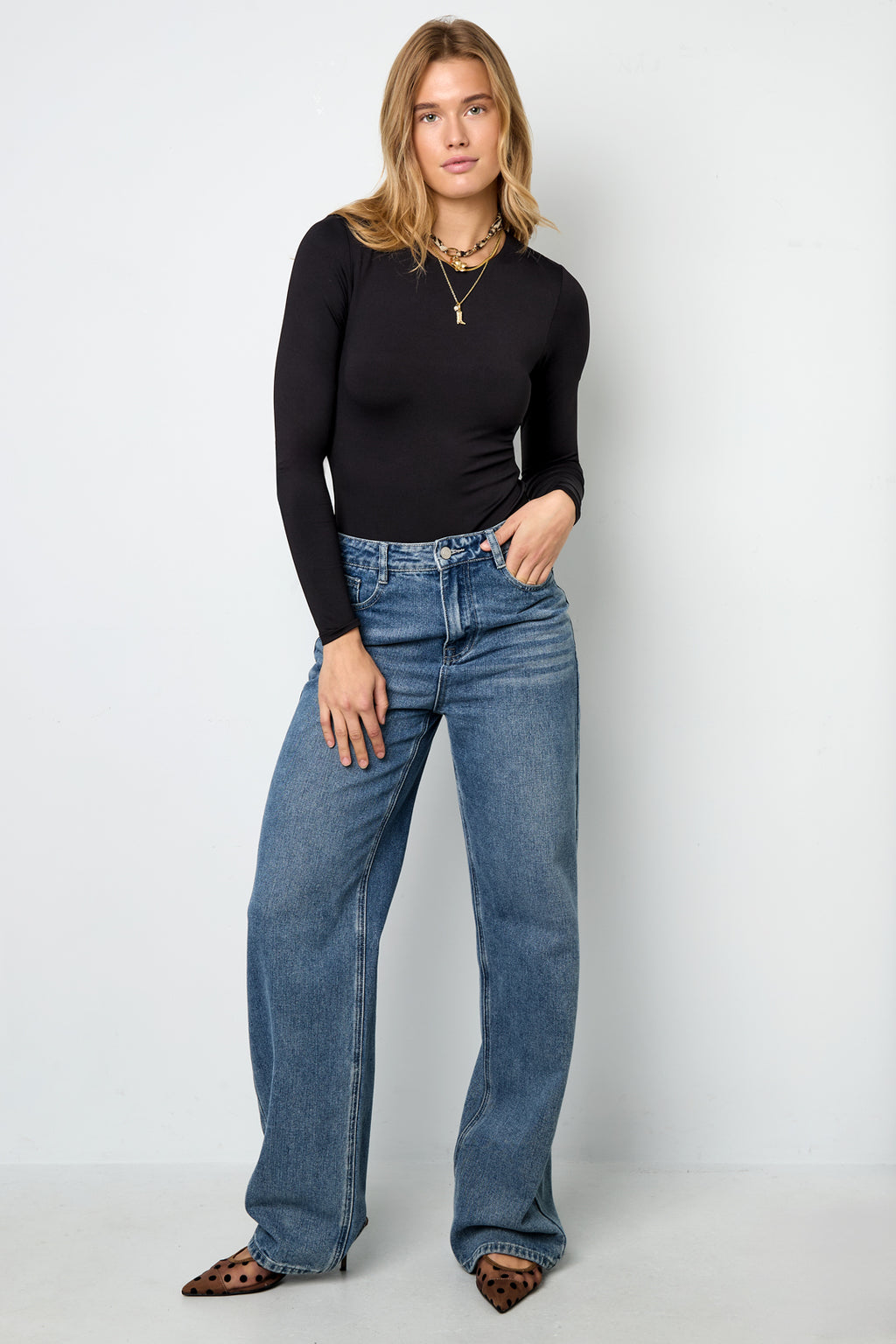 Body moldeador de nailon Color sólido Básico Todo ajuste Ropa