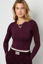 Body moldeador de nailon Color sólido Básico Todo ajuste Ropa