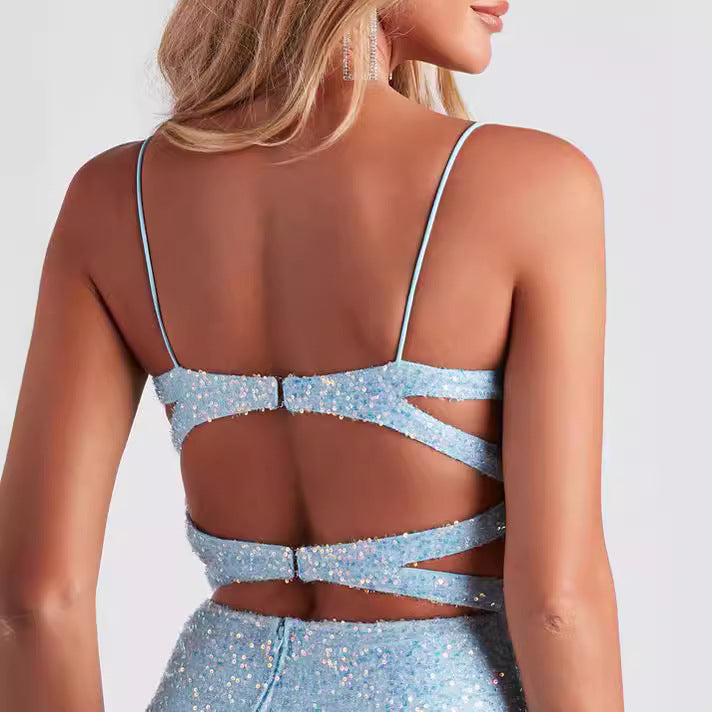 Backless Tube Short dress
