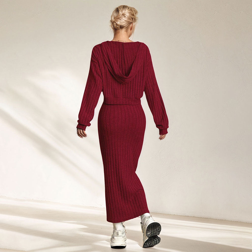 Vestido largo + chaqueta