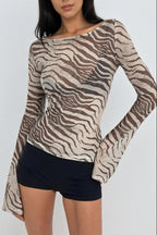 Leopard Print T shirt