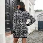 Vestido con cuello alto