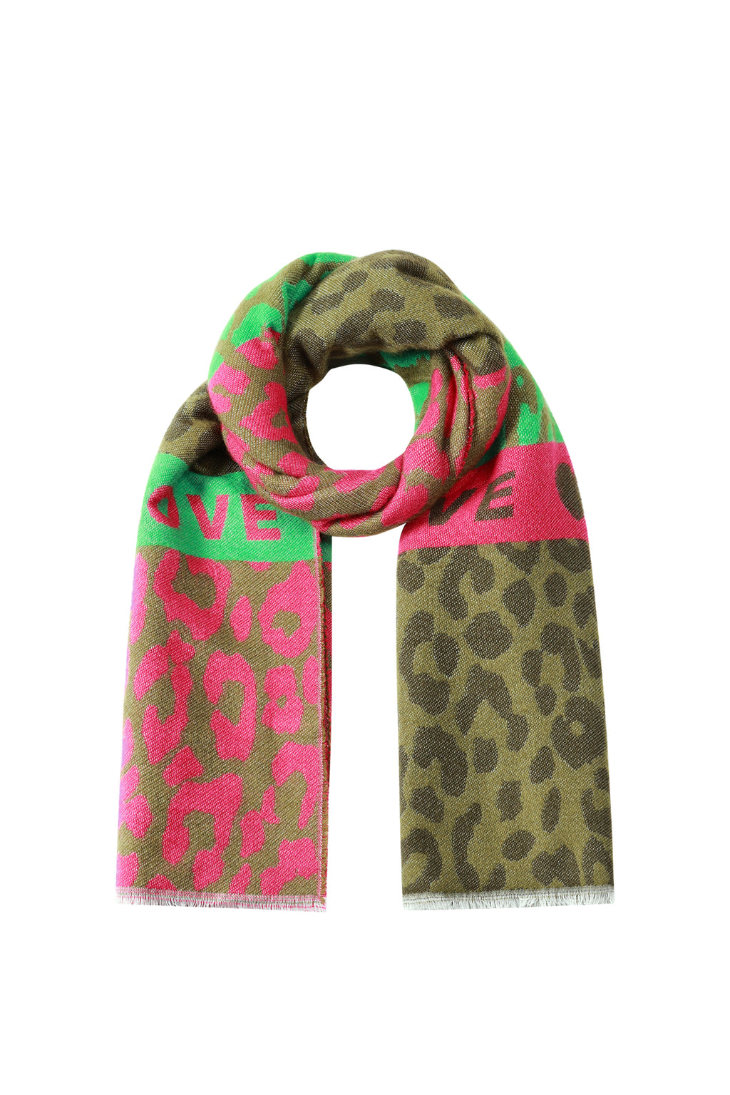 Bufandas de invierno con estampado de leopardo, informales, acrílicas, accesorios diarios
