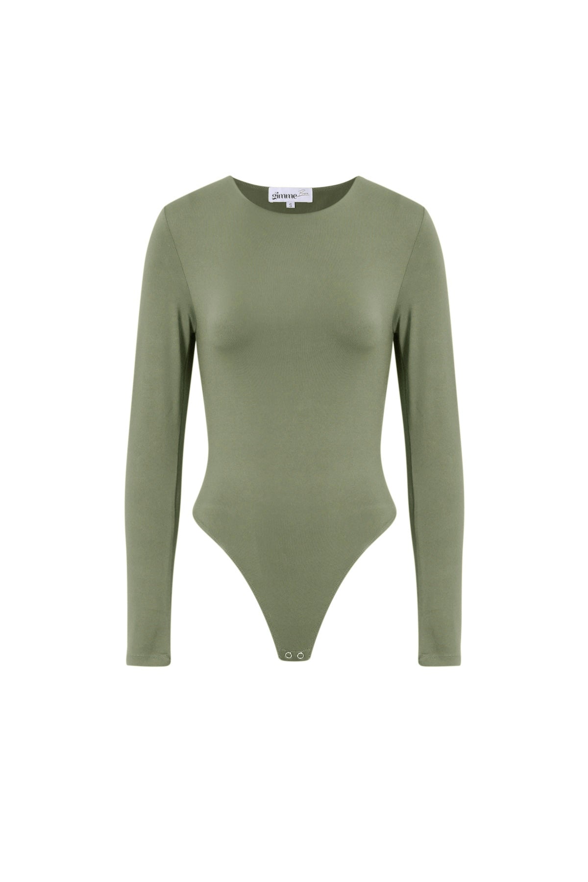 Body moldeador de nailon Color sólido Básico Todo ajuste Ropa