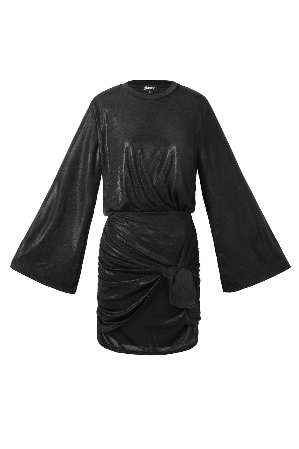 Vestido cruzado festivo brillante