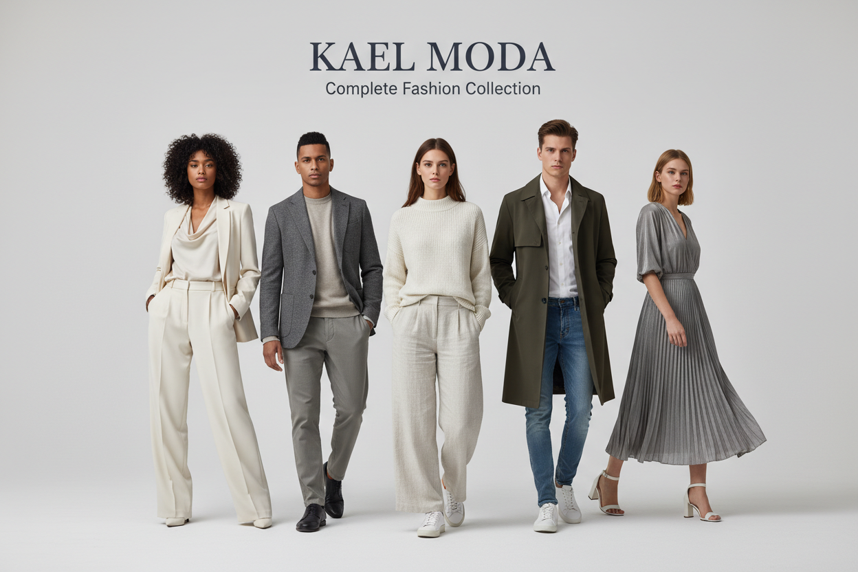 Banner KAEL MODA con modelos mixtos