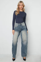 Body moldeador de nailon Color sólido Básico Todo ajuste Ropa