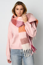 Bufanda con vibraciones coloridas