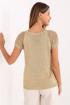  Short sleeve sweater model 215793 Italy Moda 