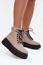  Platform boots model 216833 Step in style 