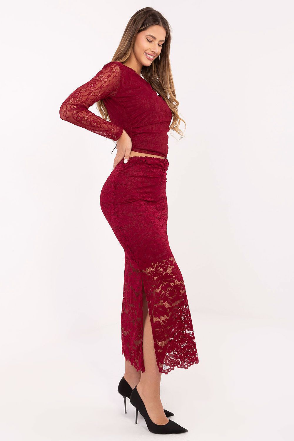  Lace skirt model 220326 Italy Moda 