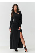  Long dress model 220425 Makadamia 