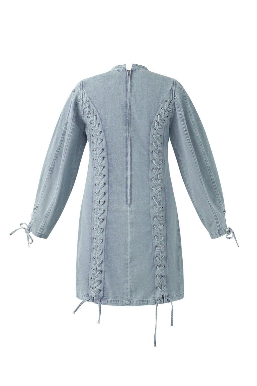 Vestido de encaje vaquero