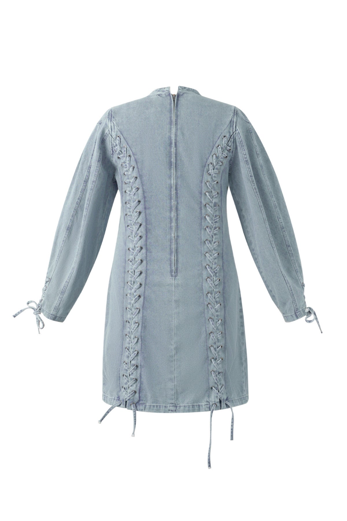 Vestido de encaje vaquero