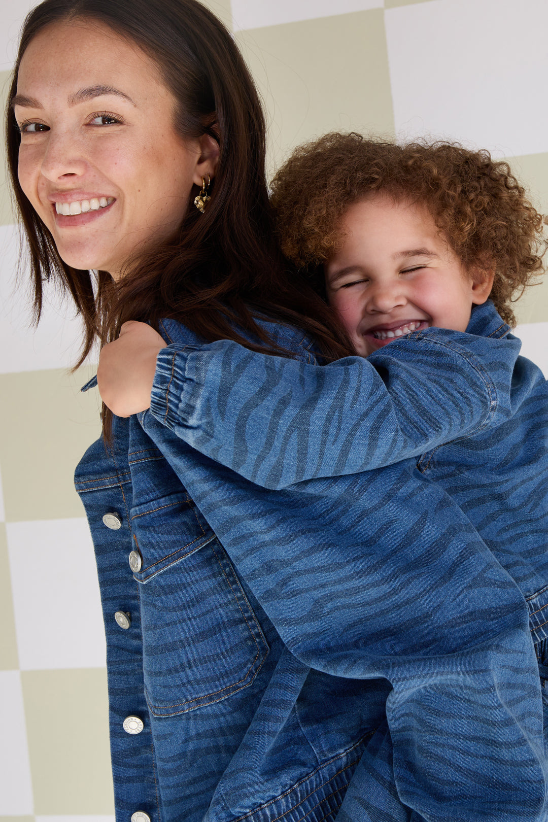 Chaqueta estilo cebra Twinning