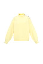 Suéter con botones en el hombro