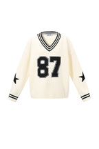 Suéter de cuello en V