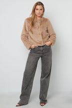 Chaqueta de piel sintética