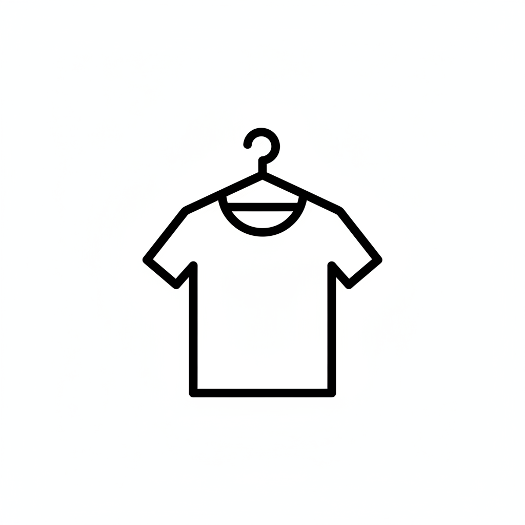 Icono Percha Fondo Blanco