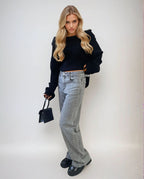 Vaqueros pierna suelta Moda