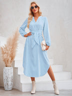 Casual shirt dress