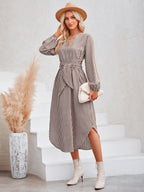 Casual shirt dress