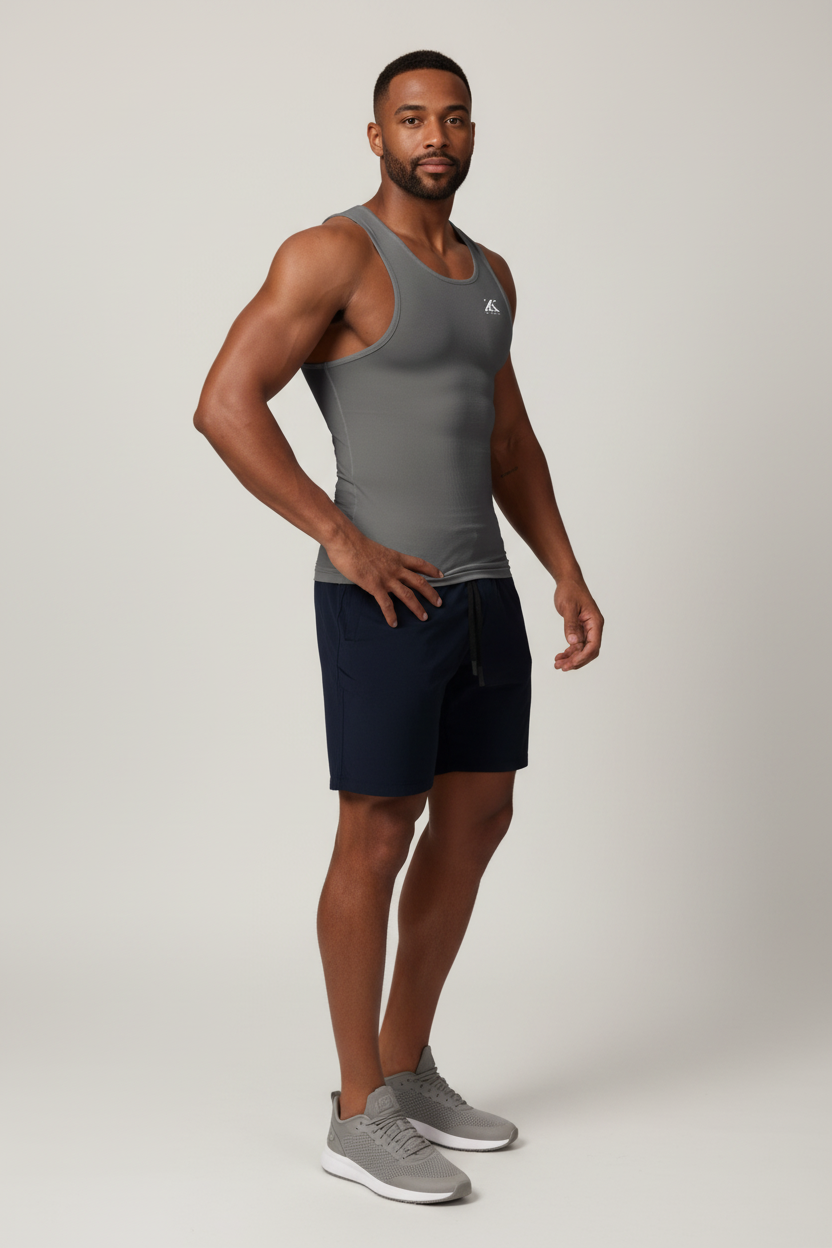 Camiseta ajustada de tirantes